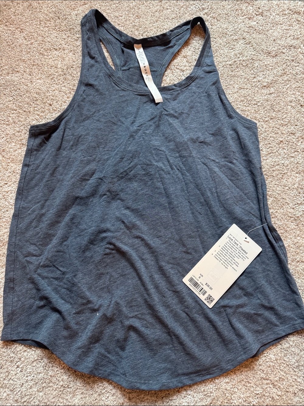 Love tank pleated